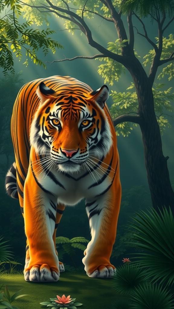 The Royal Bengal Tiger: India's National Symbol and Conservation Efforts