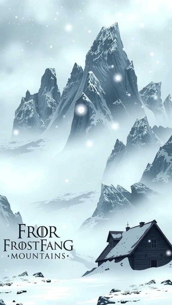 Frostfang Mountains: A Struggle Against the Storm