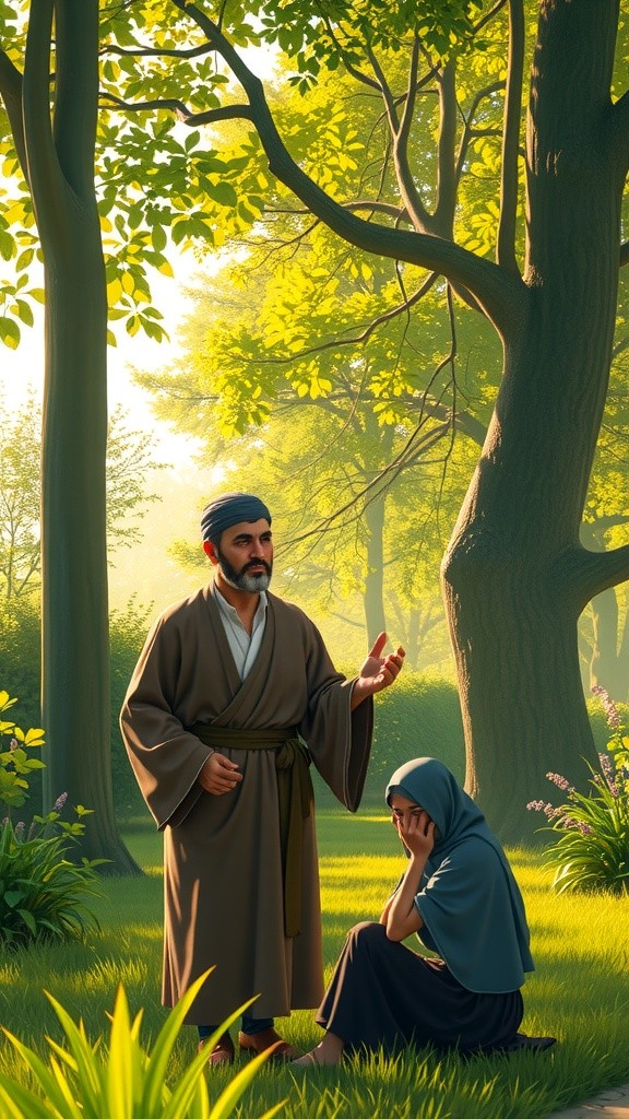 حكمة النبي نوح في مواساة الأم المفجوعة