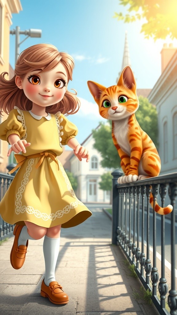 Lilly and the Mysterious Cat