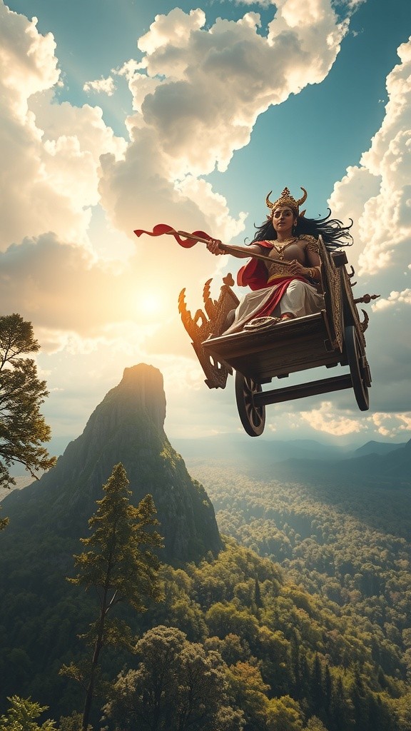 Jatayu's Battle with Ravana