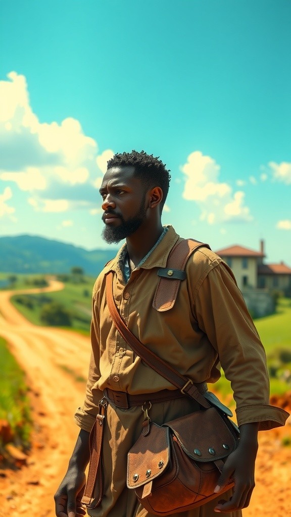 A Boy and His Father in Nimba
