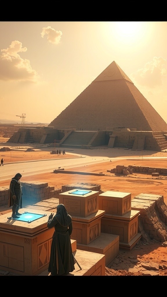 Pharaohs and the Cosmic Construction