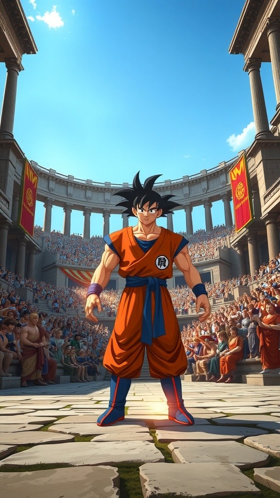 Goku vs. Praetorian Guards