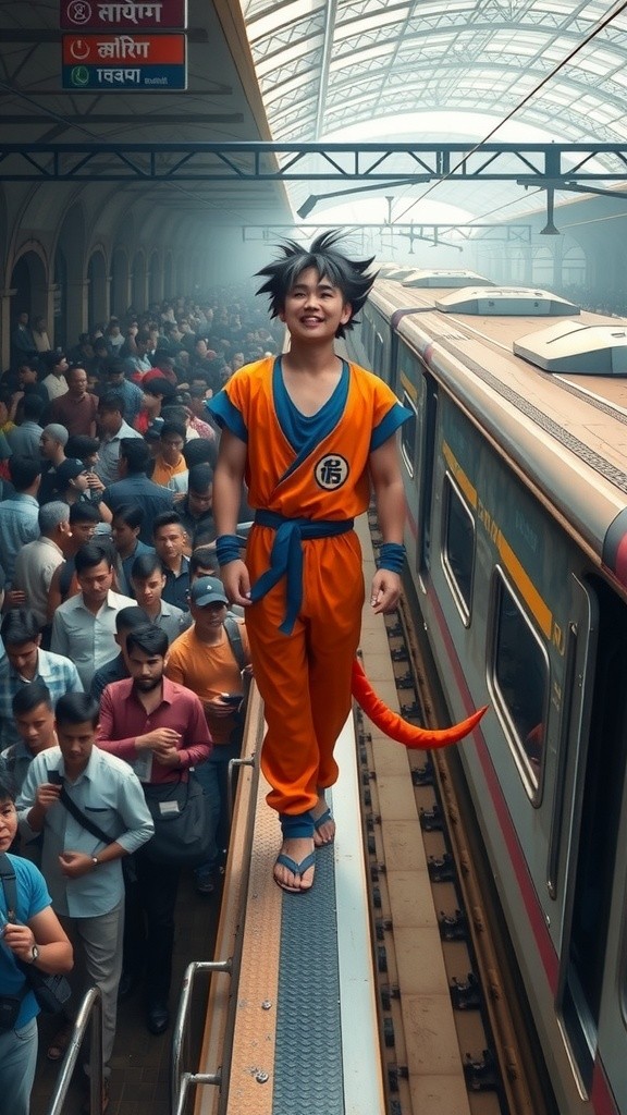 Goku's Epic Journey Through India