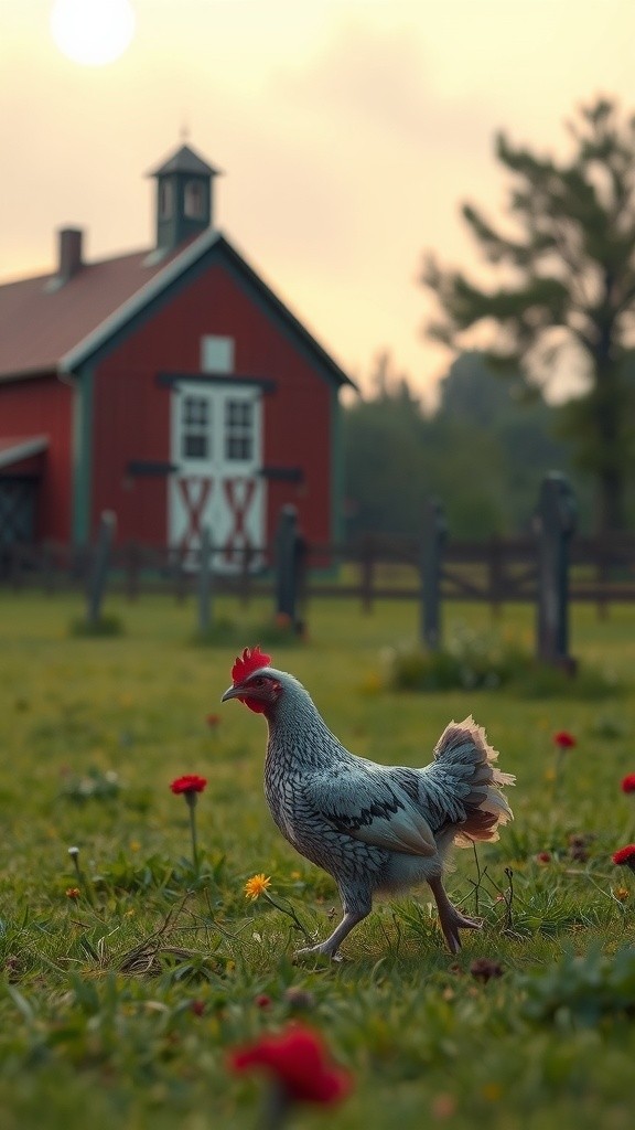Petualangan Ayam Kecil di Ruang Bijian