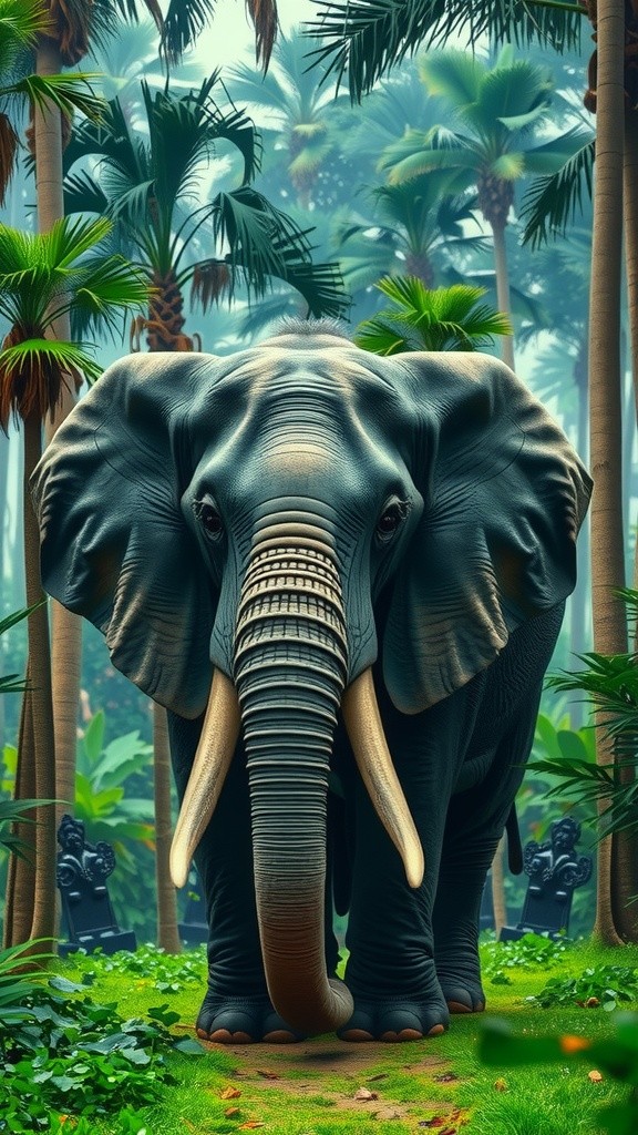 The Brave Rescue: A Baby Elephant's Adventure