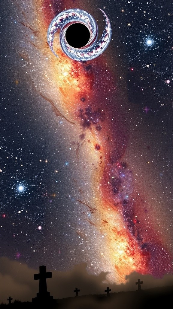 Galactic Dance: The Milky Way's Swirl