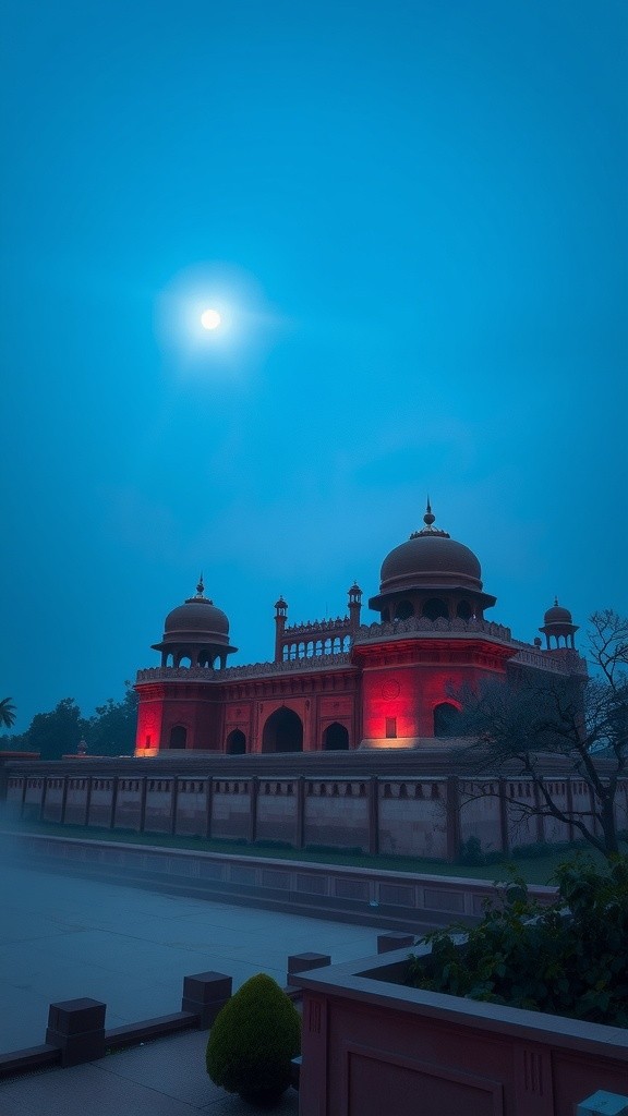 किले का रंग बदलने की कहानी