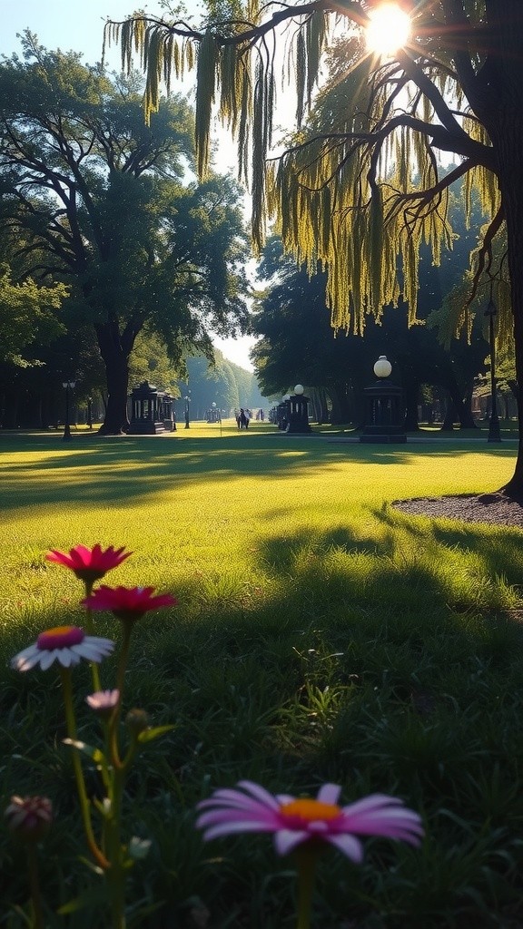 A Day of Joy: Baby and Lion in the Park
