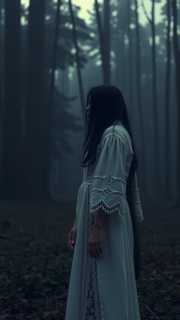 Wanita Putih di Hutan Kramat