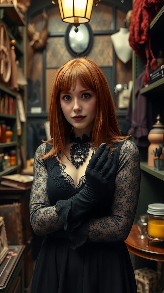 Whispers of the Vintage Gloves