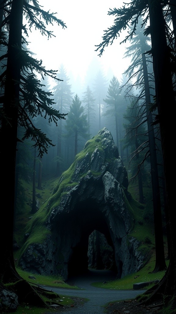 Pertarungan T-Rex di Hutan Gunung Hijau