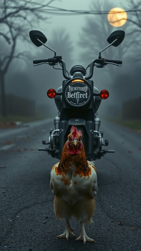 Ayam Nyebrang, Polisi Datang