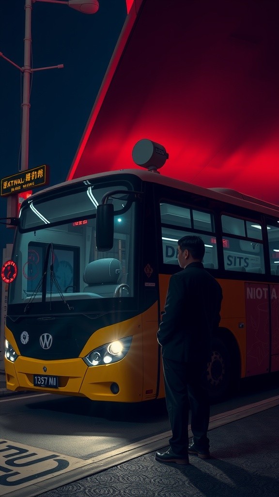 Penumpang Misterius di Bus Malam