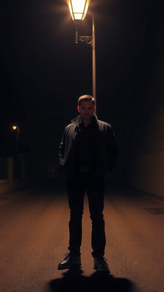 La mano del hombre alto