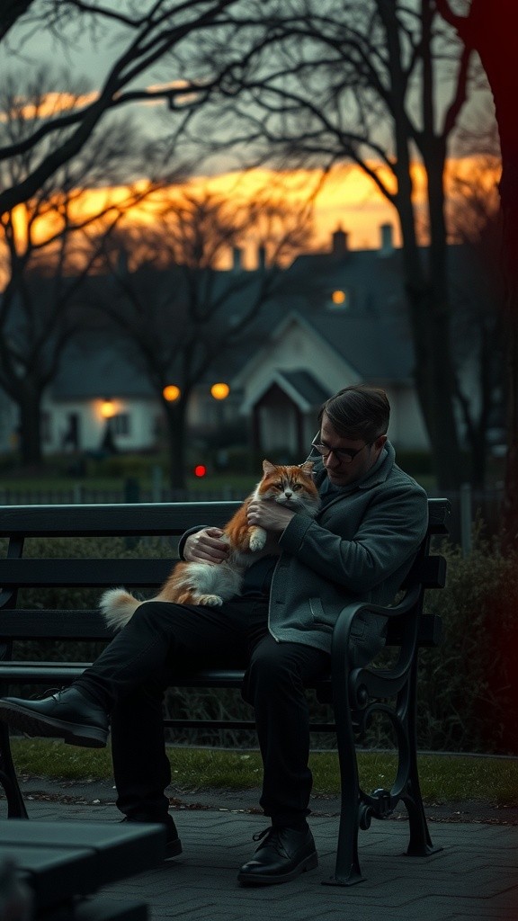 The Bond of Love: Ali and His Cat