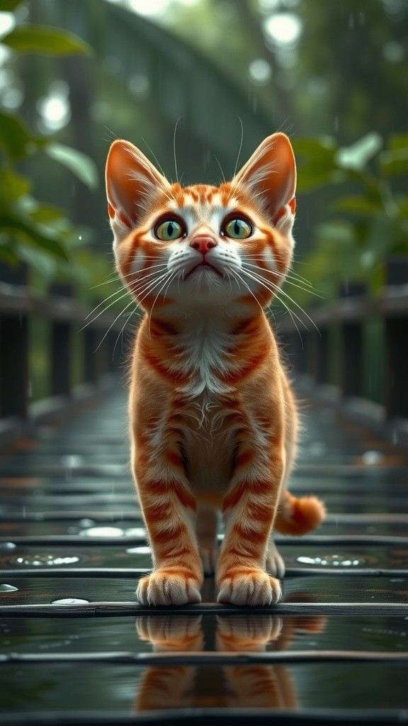 Keberanian Oyen Menyelamatkan Anak Kucing