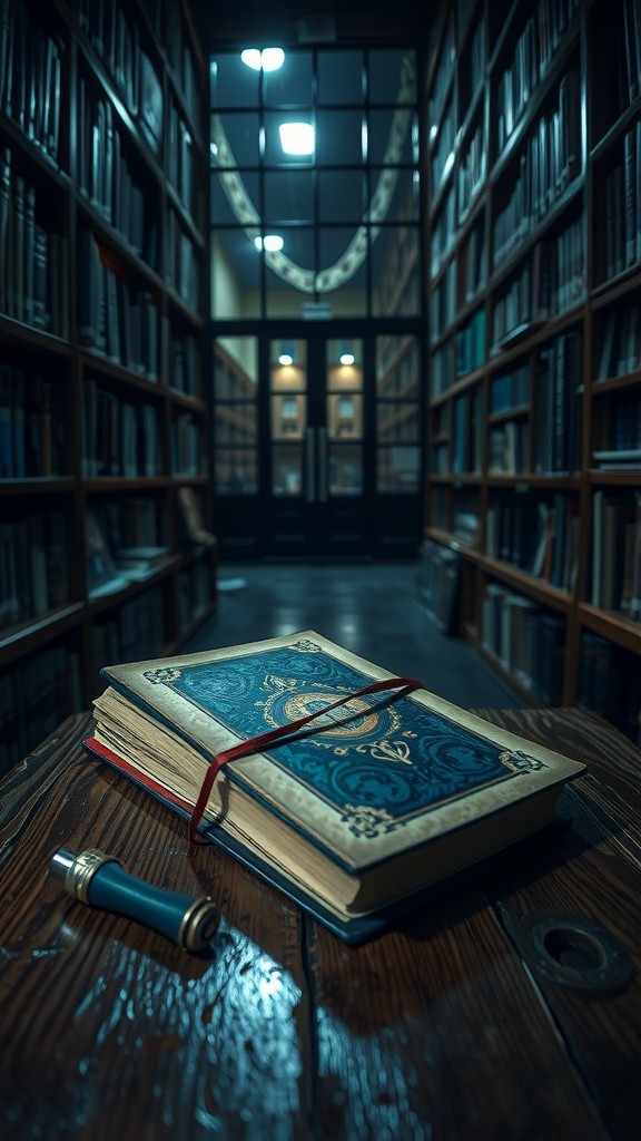 الكتاب الملعون: غموض المكتبة المظلمة