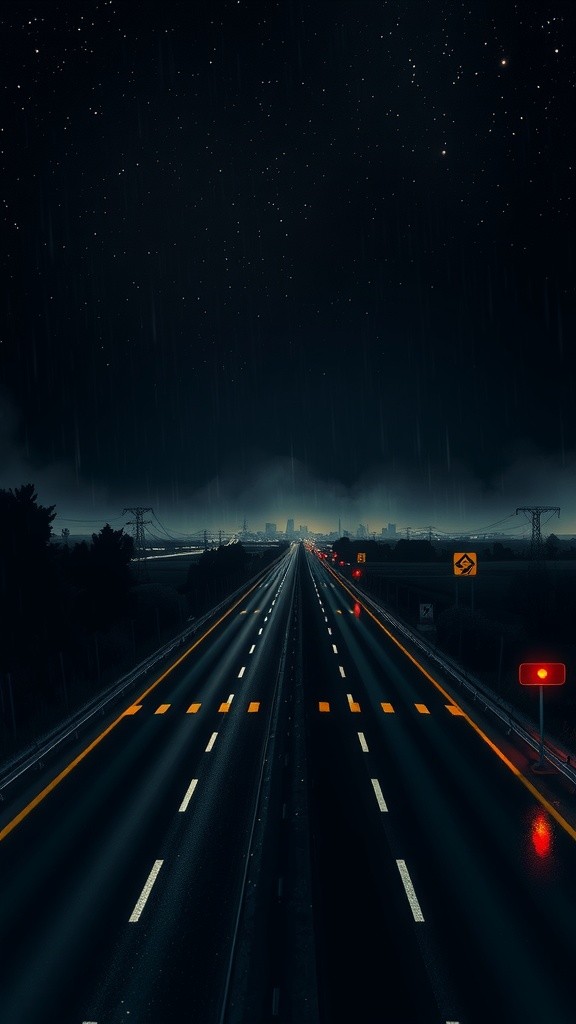 Never take an empty road at night