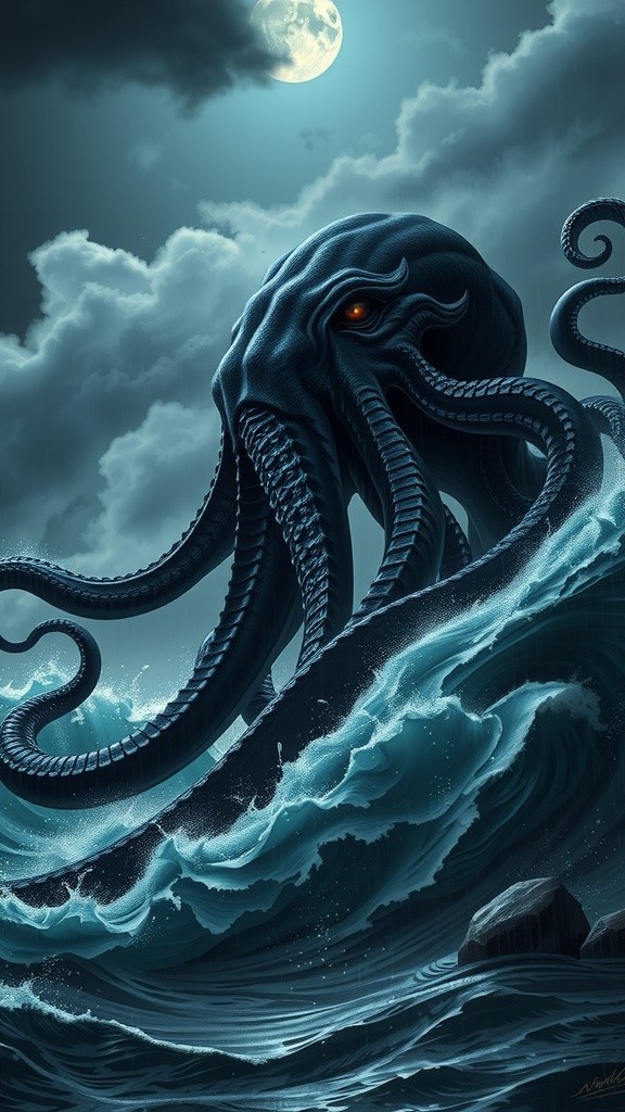 Pertarungan Legenda: Naga Vs. Kraken