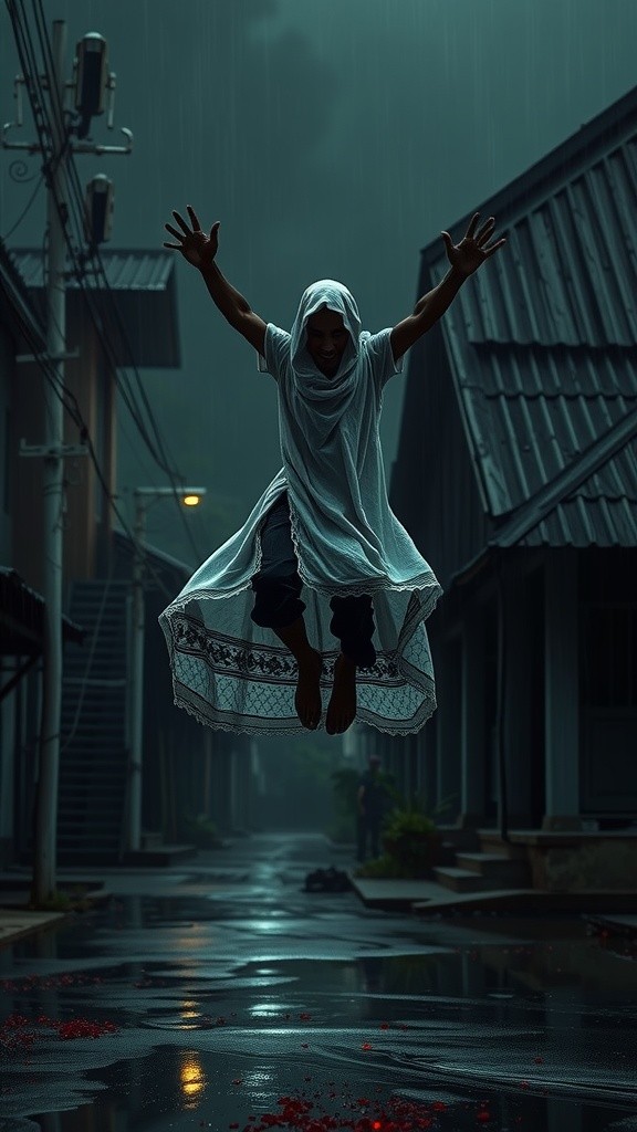 Pocong Malu-Maluin di Kampung
