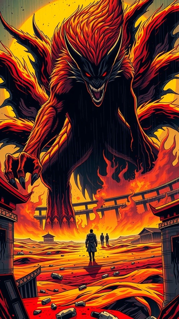 Madara vs Kurama: Epic Clash in Naruto