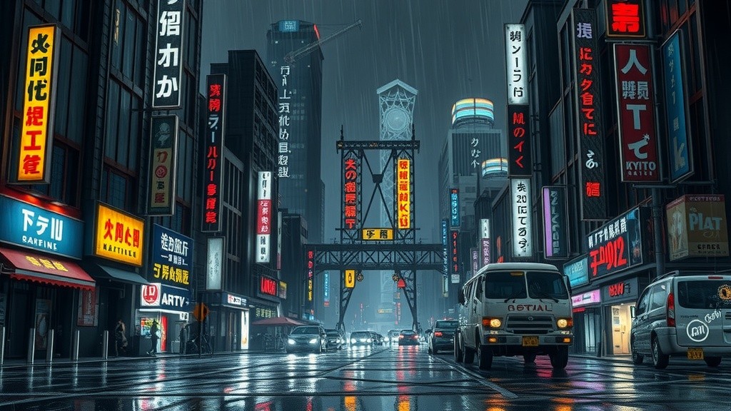 Neon Shadows: A Bladerunner Noir
