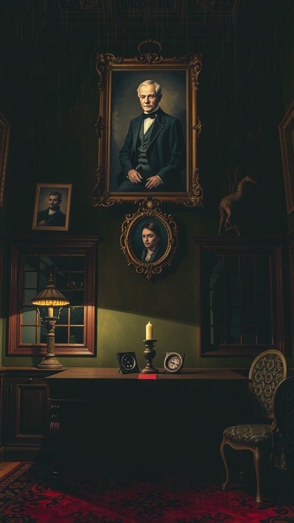 The Portrait's Gaze: Unraveling Ancestral Secrets