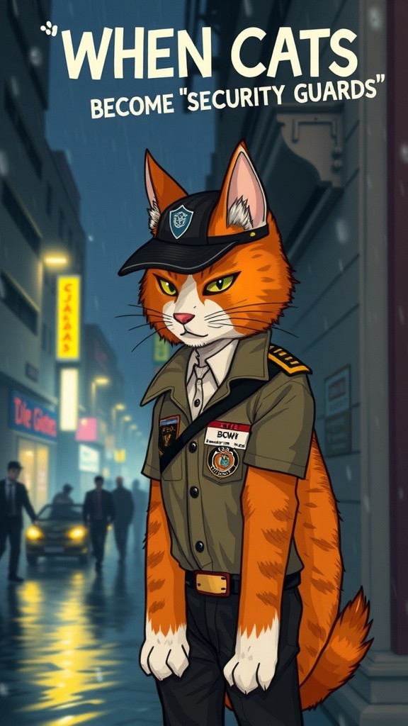Bowo: Kucing Satpam yang Serius!