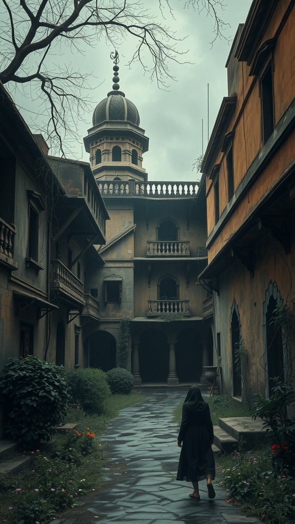 भूतिया हवेली: एक रहस्यमयी रात
