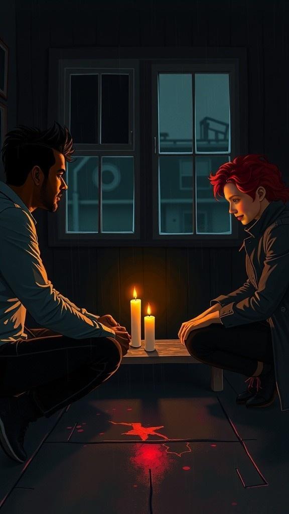 Whispers in the Dark: A Candle's Warning