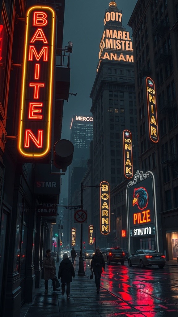 Neon Shadows: A Bladerunner Saga
