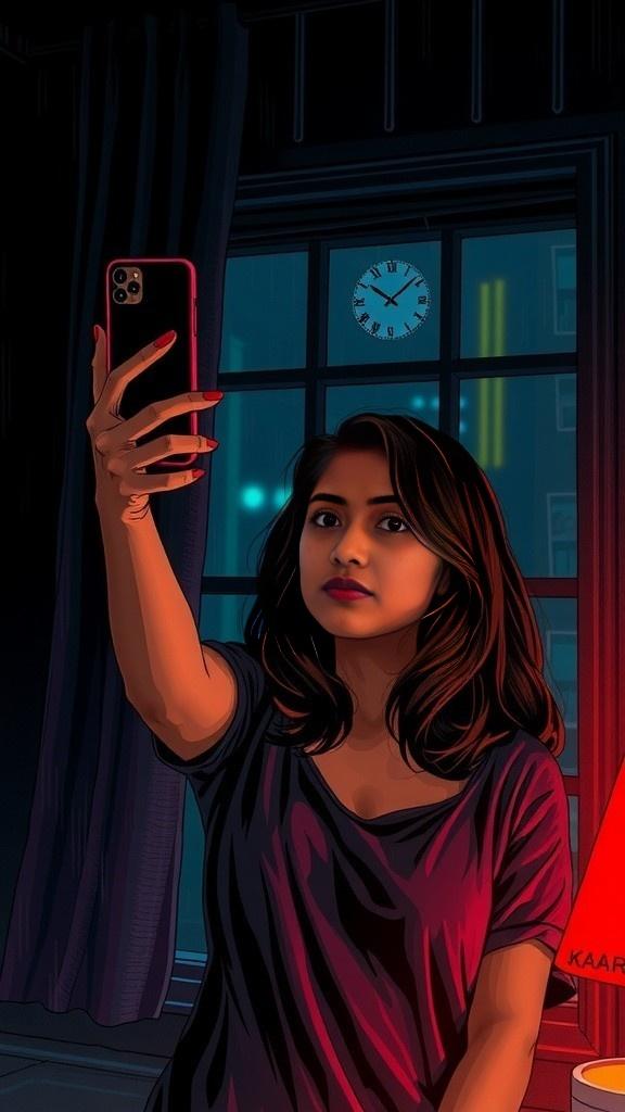 آخری سیلفی: ایک سیاہ سایہ