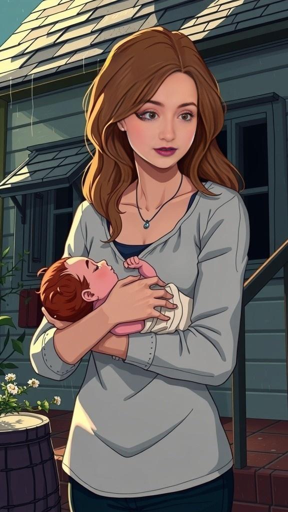 Evil Bird Steals Woman's Newborn Baby