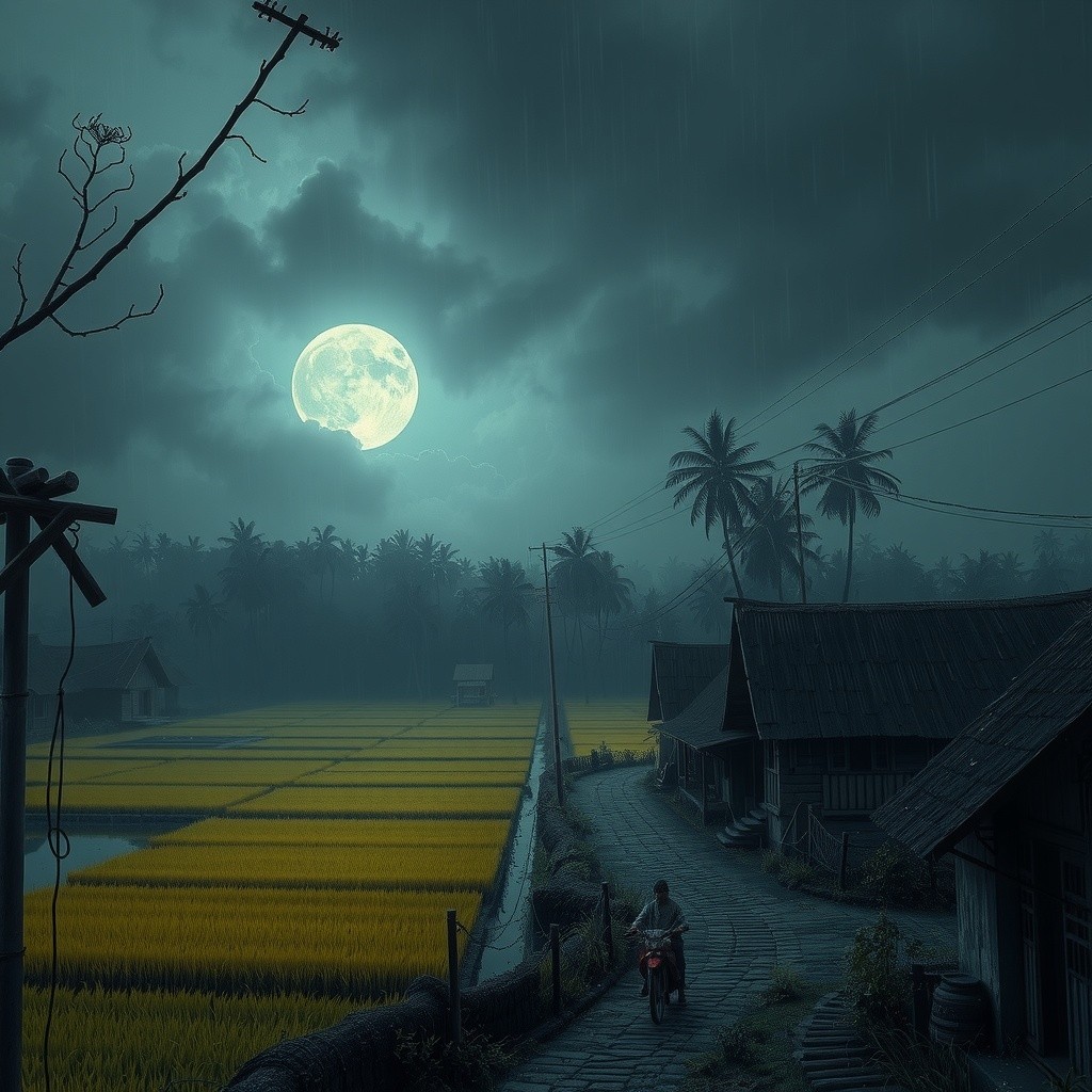 Hantu Seram di Balik Pohon