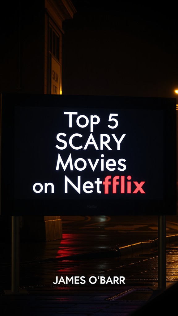 Top 5 Must-Watch Horror Movies on Netflix!