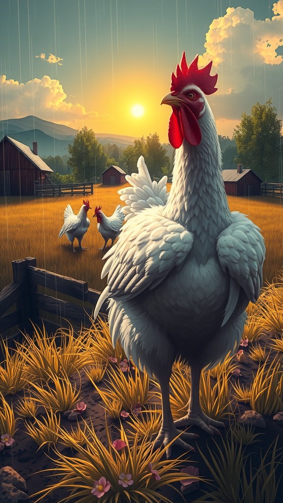 The Magical Hen's Journey of Joy and Sadness