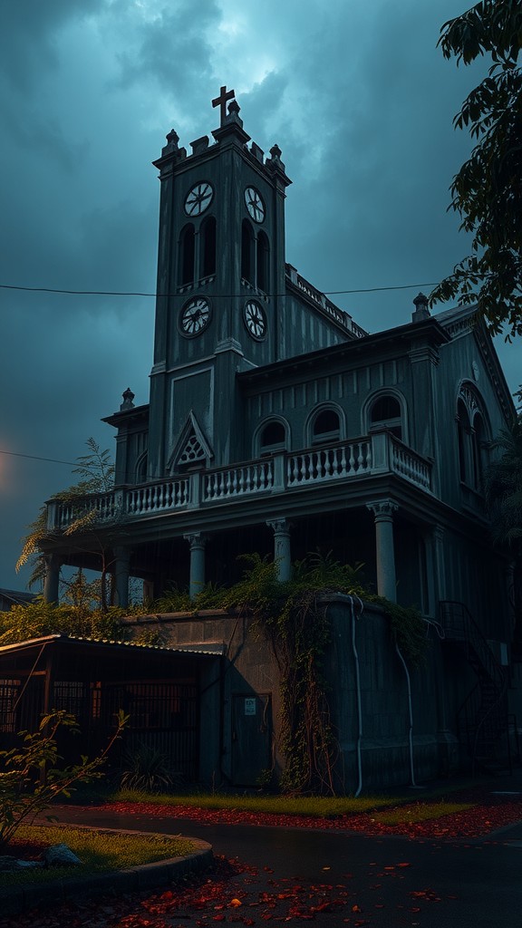 Wajah di Jendela Gereja Tua