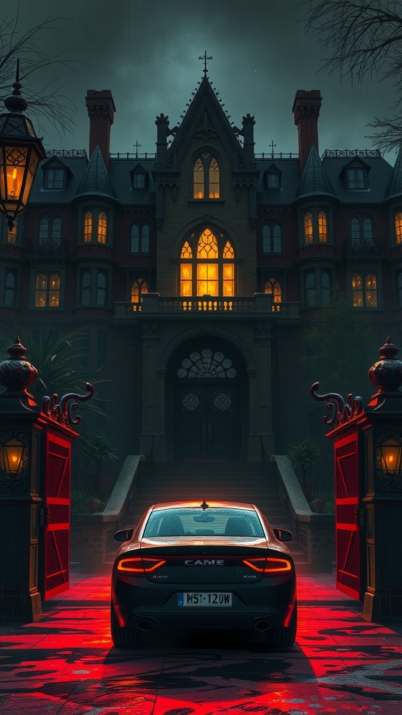 Haunted Whispers: A Night in the Mansion
