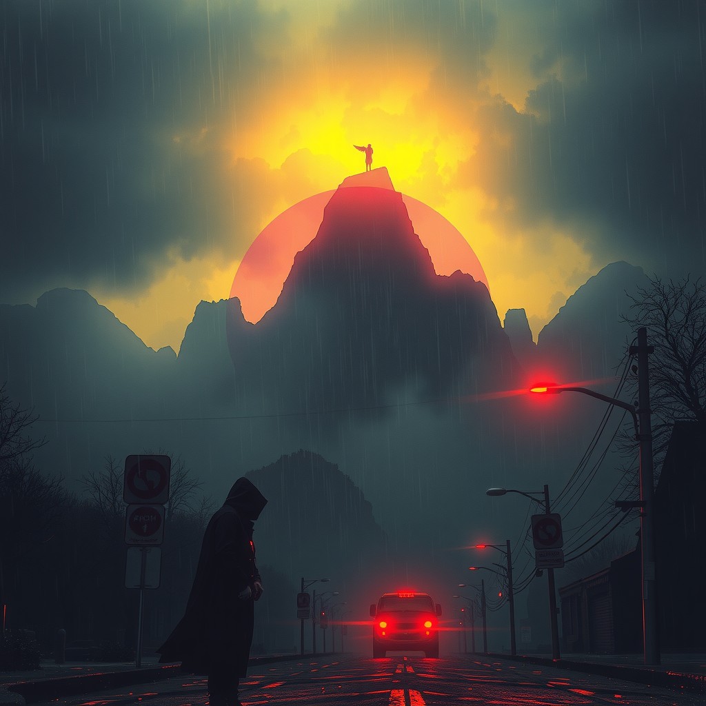 Eerie Veil: The Misty Mountain's Secret