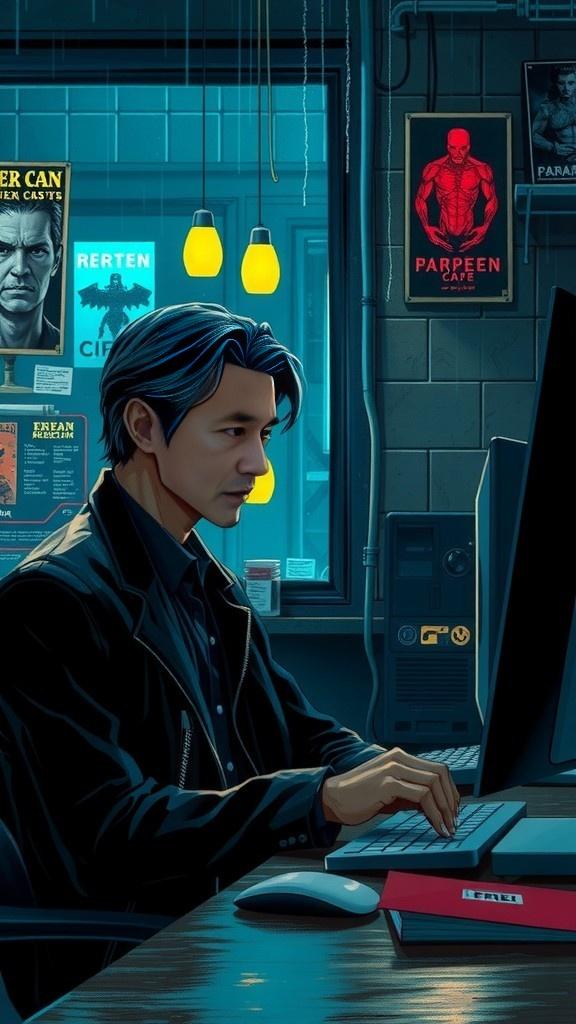 Komputer Berhantu di Warnet Malam