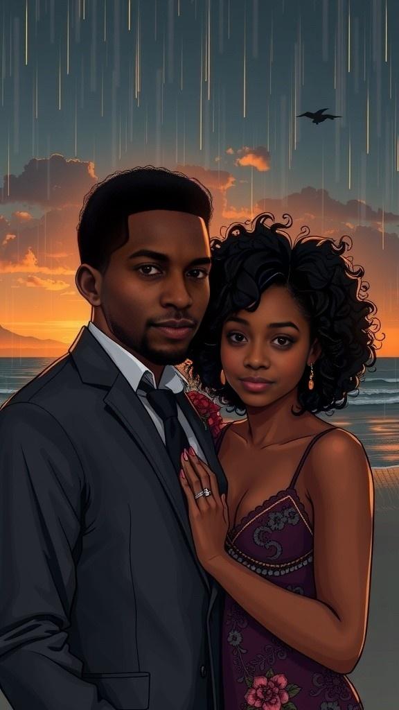 A Romantic Somali Honeymoon at Sunset