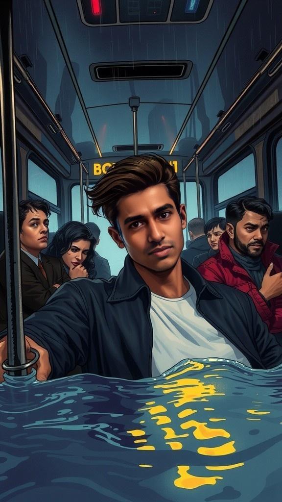 Flood Inside the Bus: A Scary Experience!