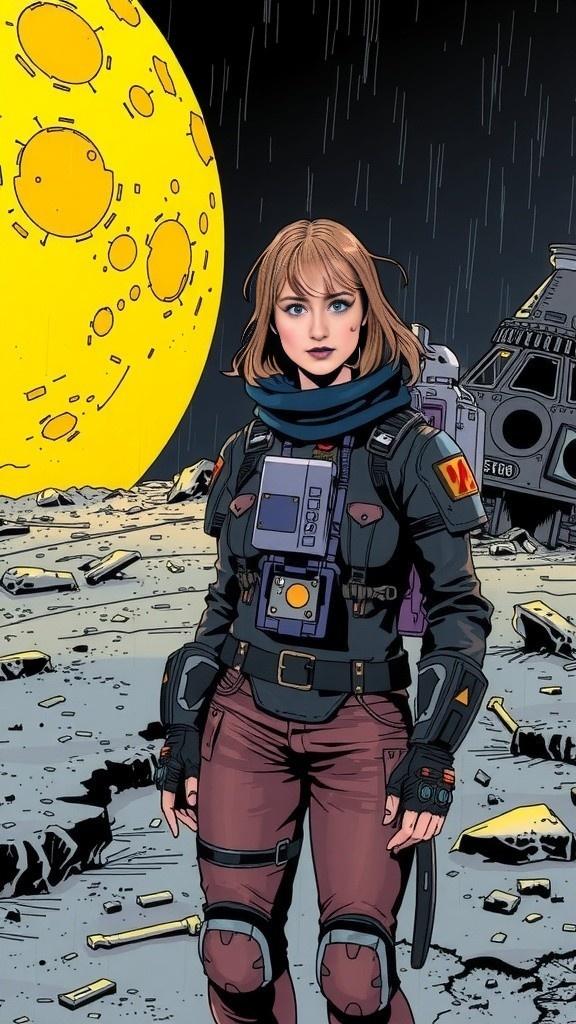 Lone Survivor: Astronaut's Encounter on the Moon