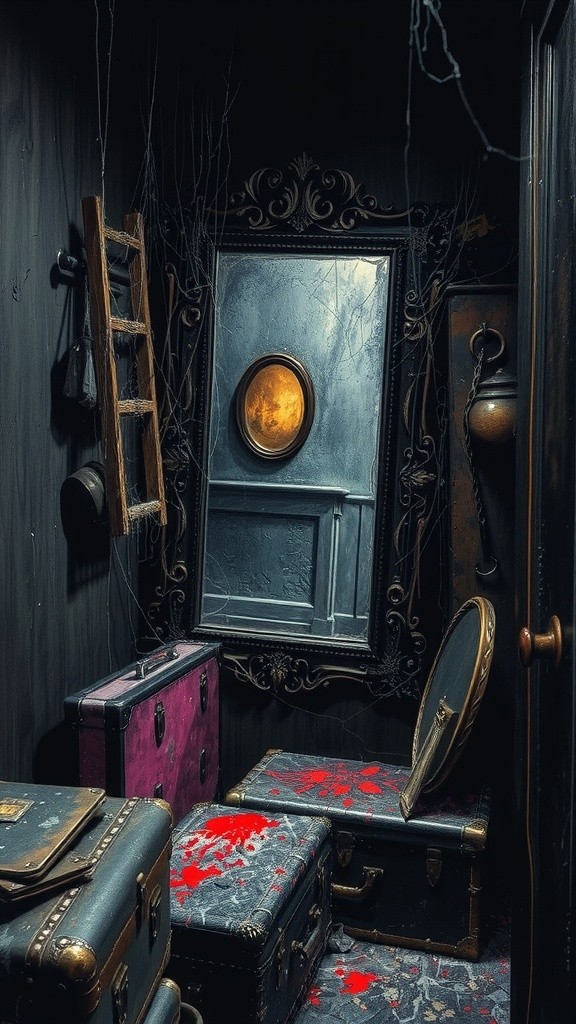 Horror Lady in the Mirror