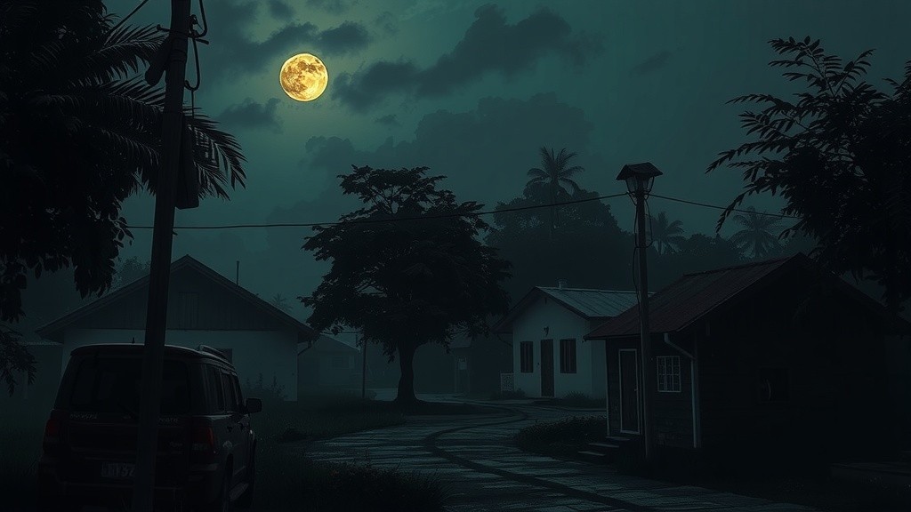 Malam Gelap dan Banyak Hantu
