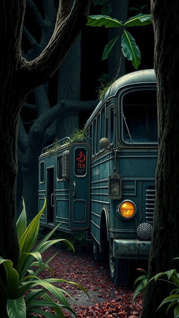 The Enigma of the Abandoned School Bus