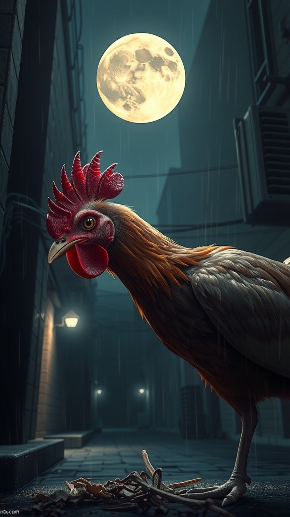 Ayam Sakti yang Grogi