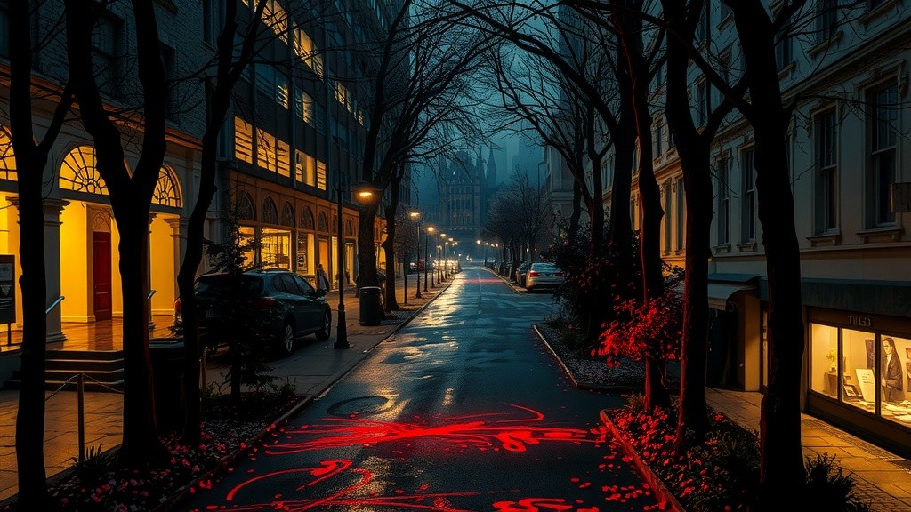 Peering Through Shadows: A Suspenseful Observation